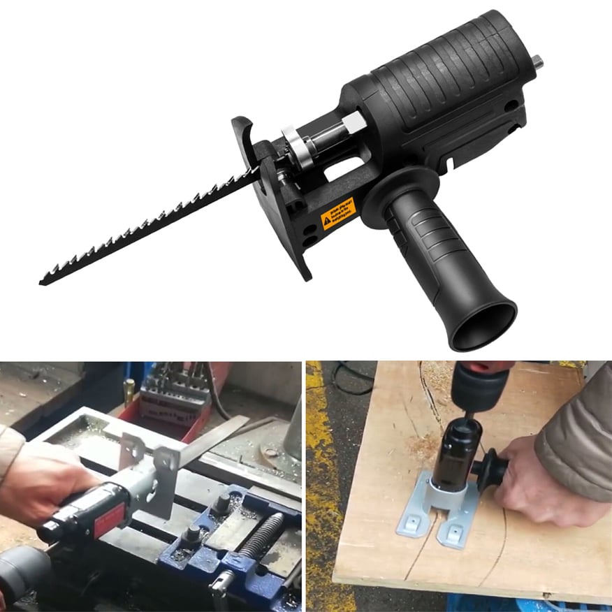 Portable Reciprocating Saw Converter Modified Electric Drill Power