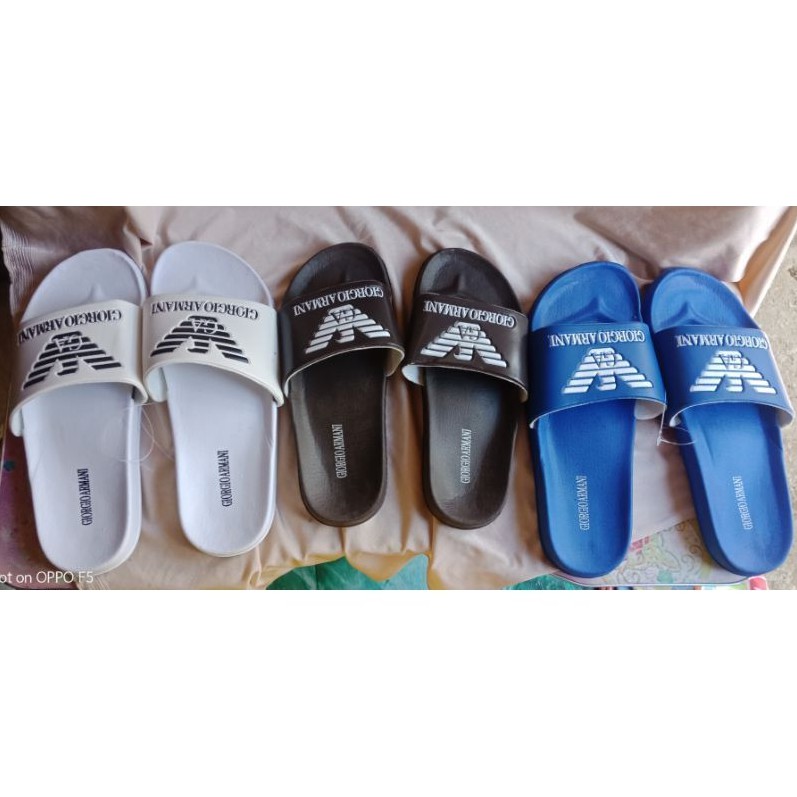 GIORGIO ARMANI SLIDES for MEN (FACTORY PULL OUT | Shopee Philippines