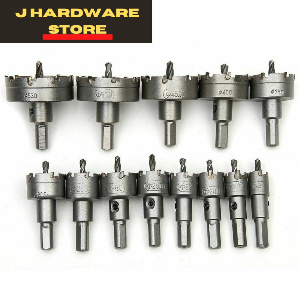 Stainless Steel Hole Saw Carbide Hole Saw Cutter Heavy Duty Shopee 