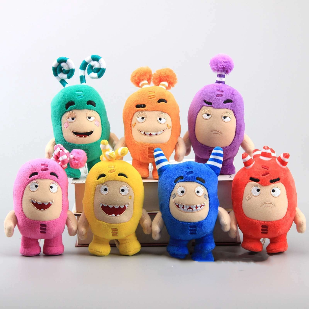 oddbods plush set