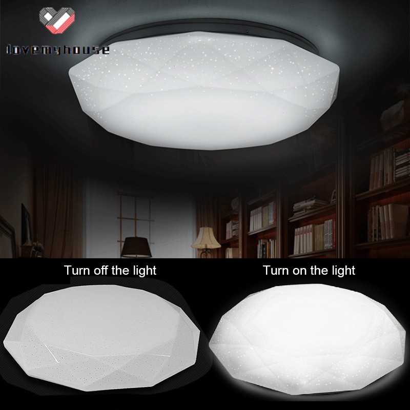 Led Ceiling Lamp Fixture Diamond Shaped, Cost Replace A Ceiling Light Fixture