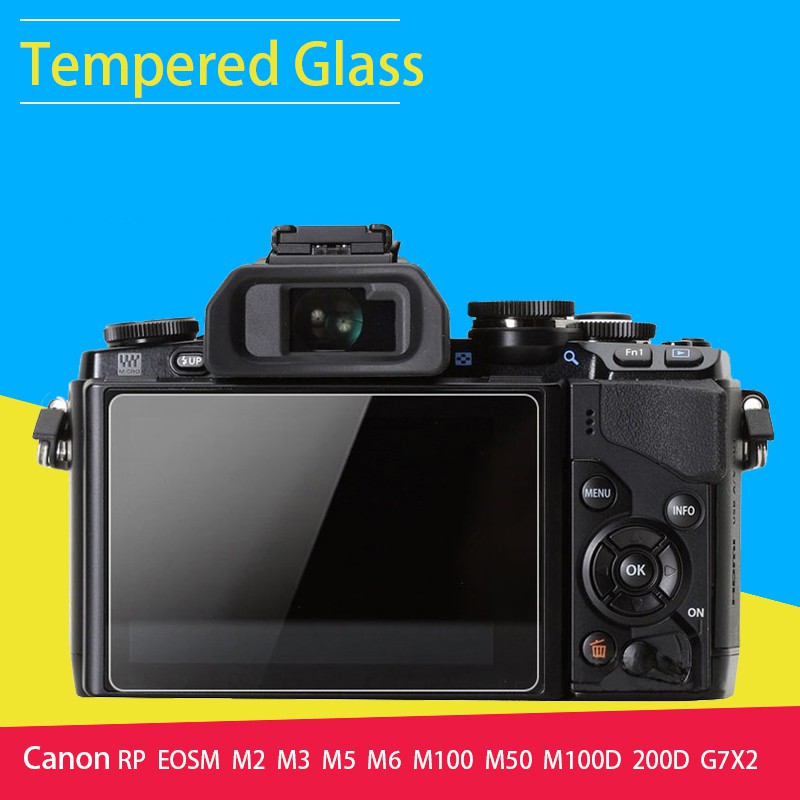 BIZOE Canon Tempered film canon EOS RP m3 M5 M6 camera M100 M50 accessories M100 m200 micro single 100D 200D G1x g7x III 2 generation 3 screen protection toughened glass film #1