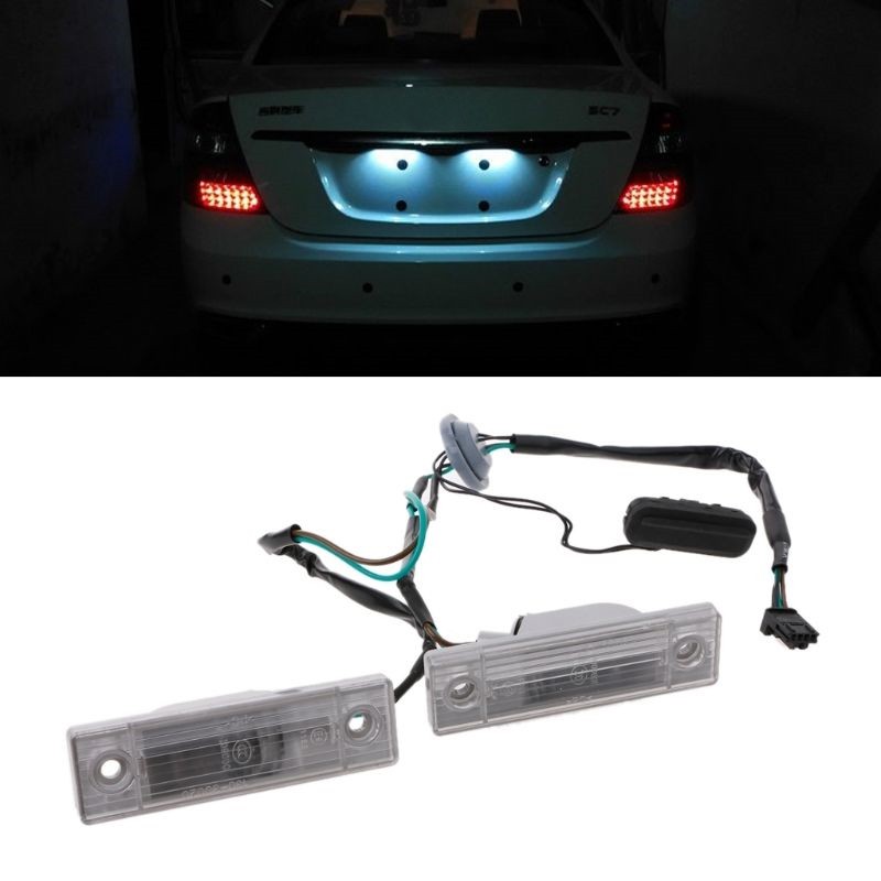 back license plate light