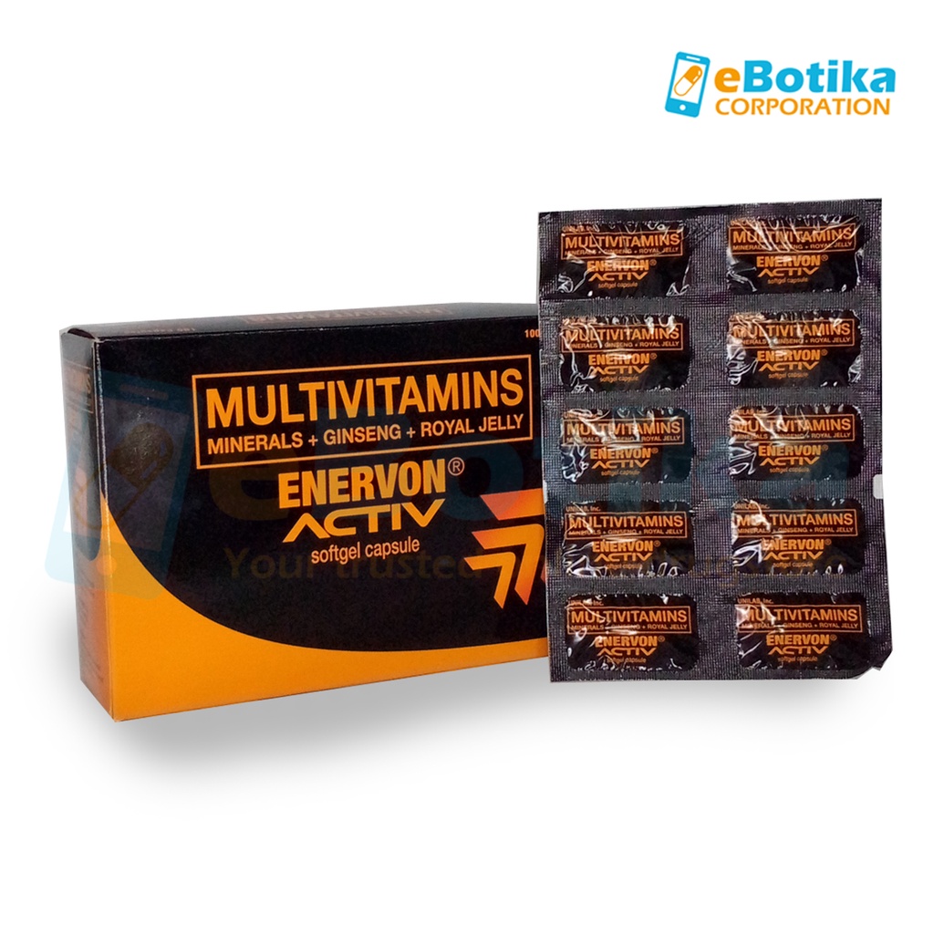 Enervon Activ Multivitamins (10pcs Capsule) (For leveledup energy