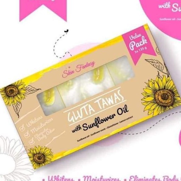 SKIN FANTASY GLUTA TAWAS SOAP with SUNFLOWER OIL Shopee Philippines