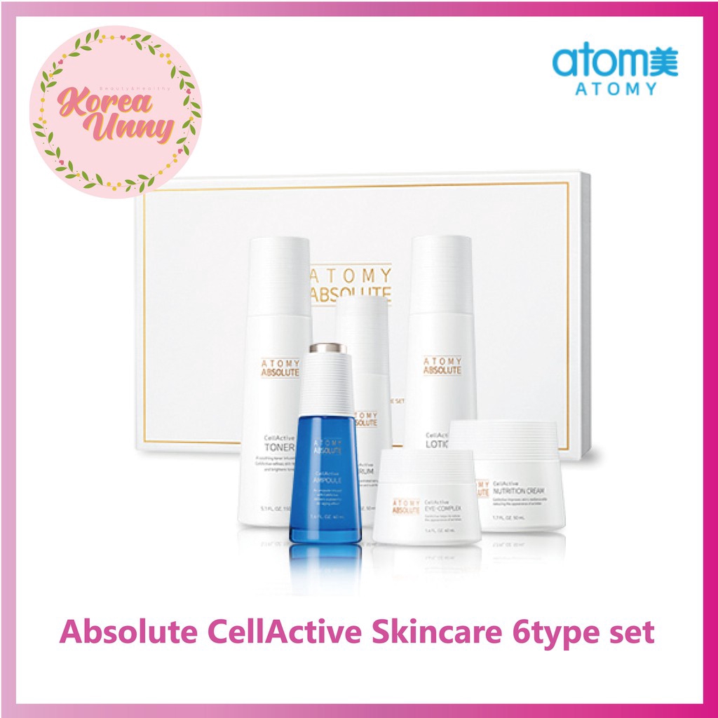 [Atomy] Absolute CellActive Skincare 6type set Shopee Philippines