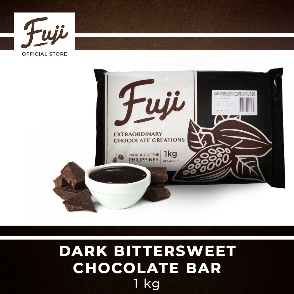 Fuji Dark Bittersweet Chocolate Compound 1 Kilogram Shopee Philippines
