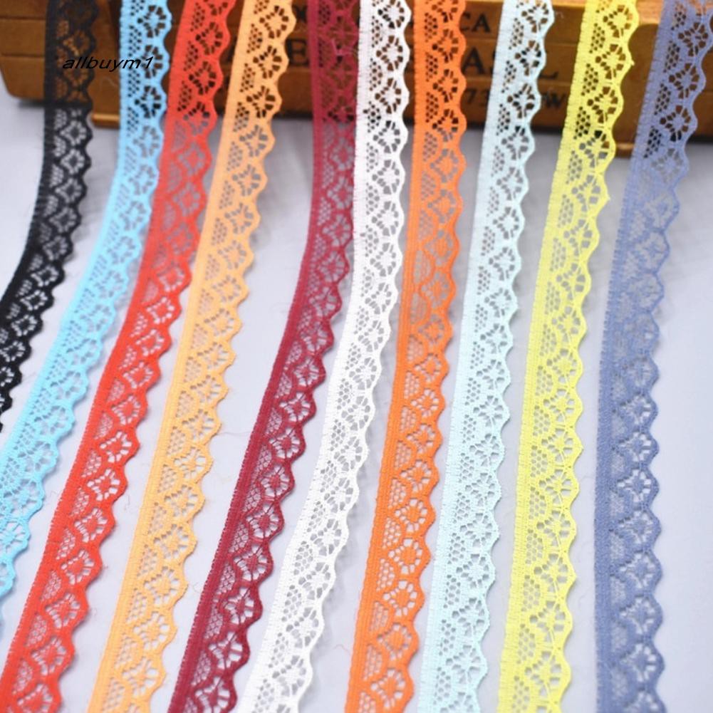 Ab 10 Yards Lace Ribbon 15mm Wide Trim Diy Fabric Wedding