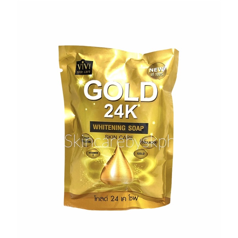 gold 24k whitening soap review