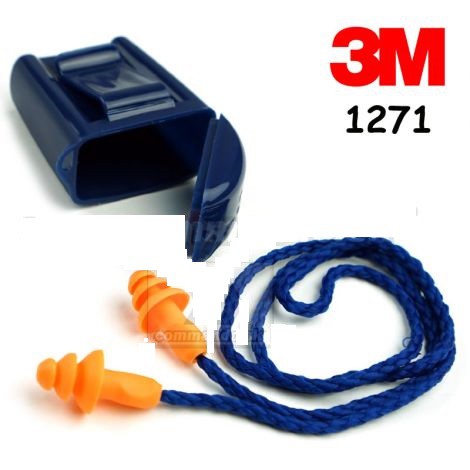 3M 1271 Ear Plugs NRR 24dB Reusable Earplug PPE | Shopee Philippines