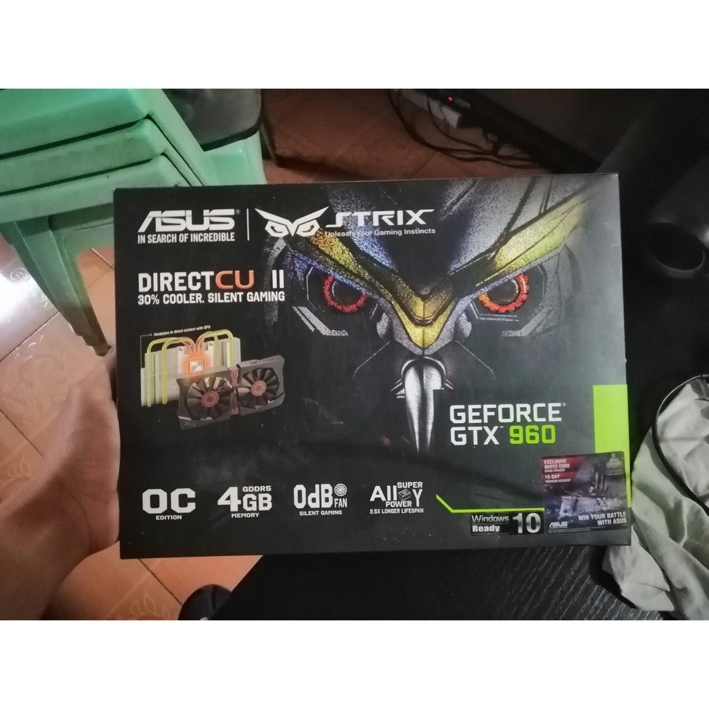 Asus Strix Gtx 960 4gb Oc Shopee Philippines