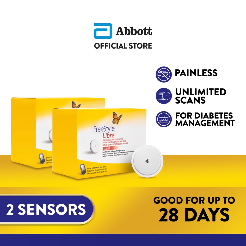 Freestyle Libre Sensor Bundle Of 2 For Diabetes Management Shopee Philippines