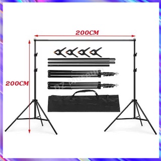2 x 2m /200cm x 200cm /6ft. x 6ft Heavy Duty Background Stand Backdrop Support System Kit with Carry #1