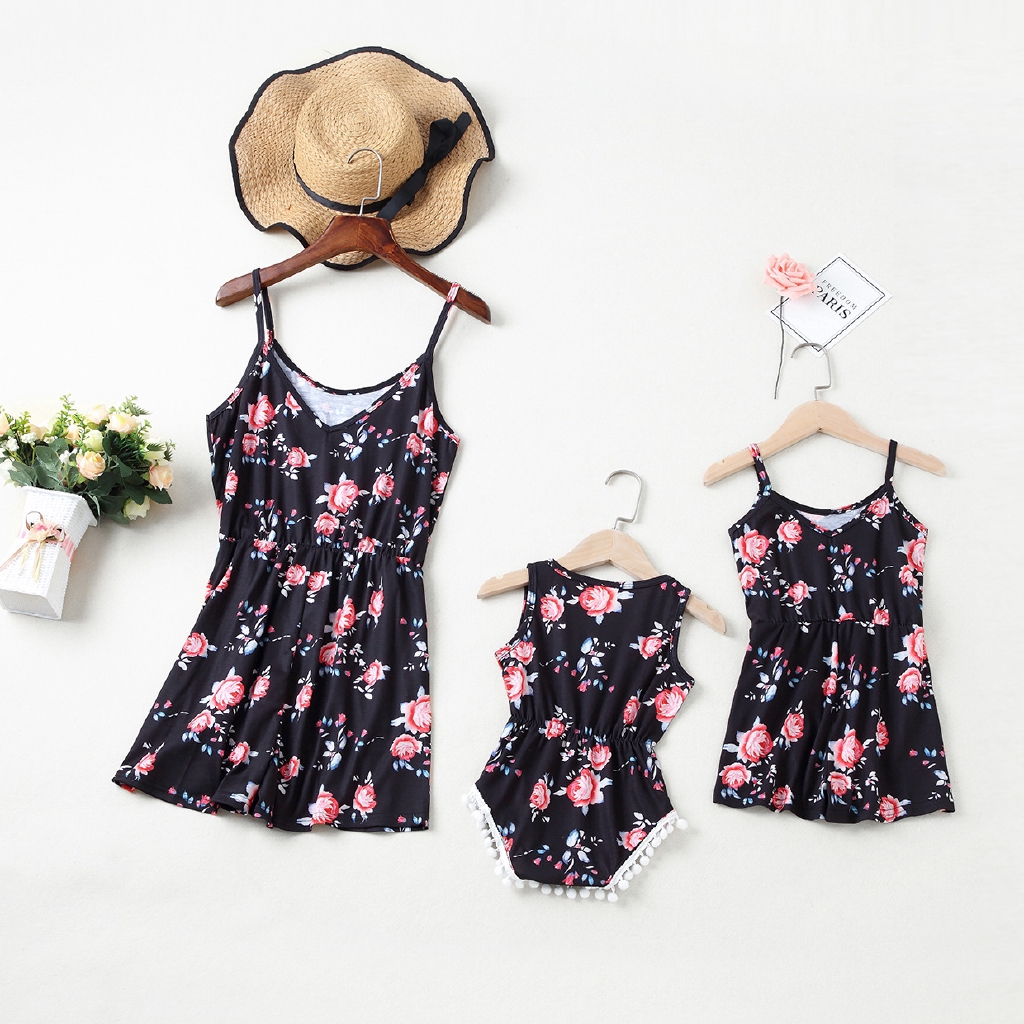 mom and daughter matching jumpsuit