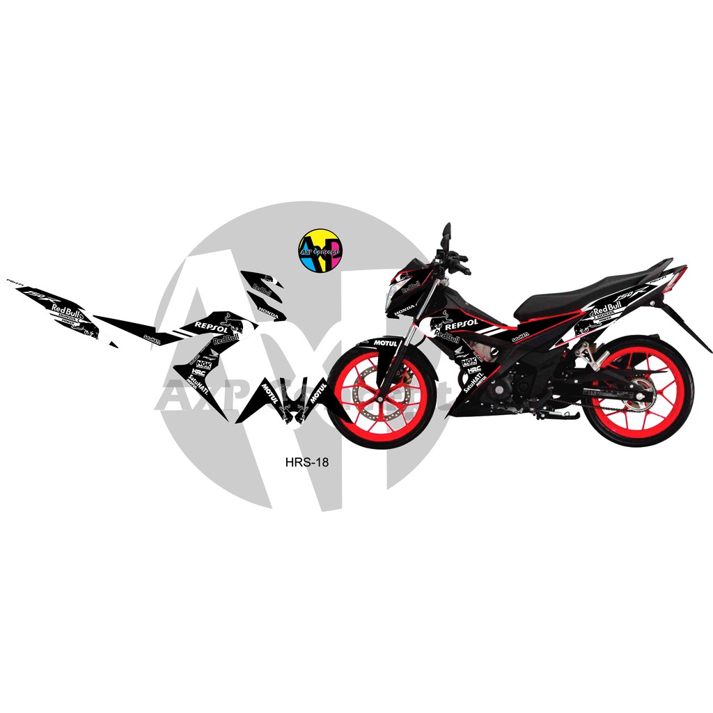 Honda RS150 Decal Kit HRS-18 | Shopee Philippines