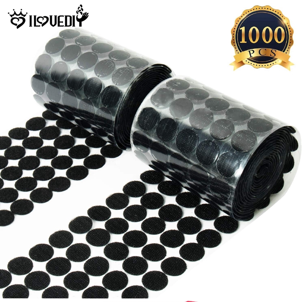 【ILOVEDIY】1000Pcs (500 Pairs) / Self Adhesive Dots Shape Tapes / Round