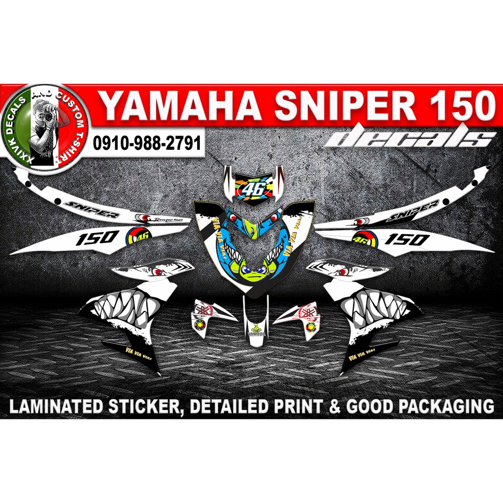 Sniper 150 Decals Sticke 1 169