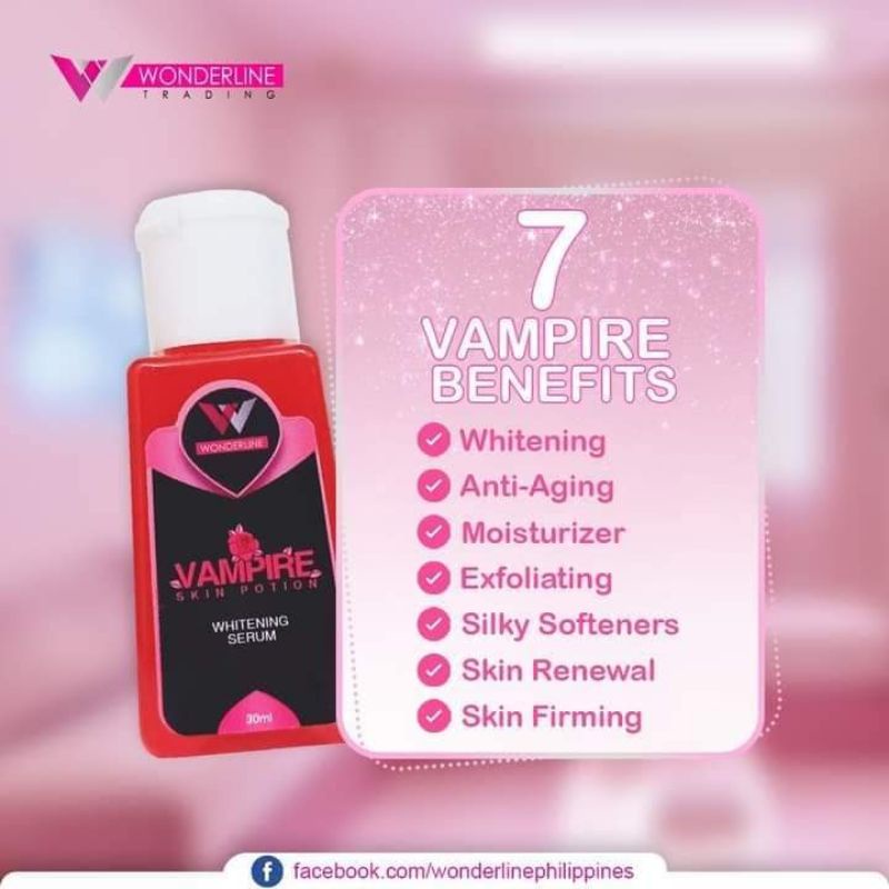 Wonderline Vampire Whitening Serum | Shopee Philippines