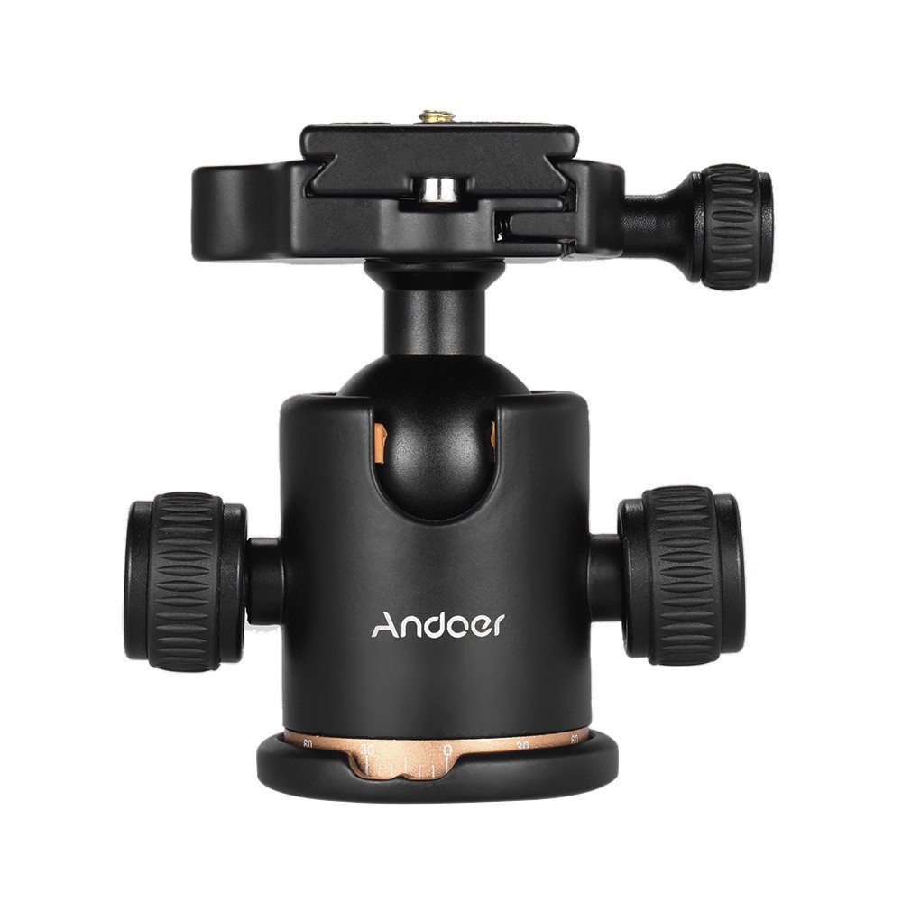 Andoer Camera Tripod Ball Head Ballhead with Quick Release Shopee