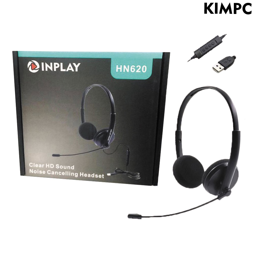 inPlay HN620 USB Type Noise Cancelling headset with mute function