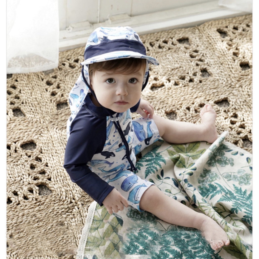 ExStock (17Y) Kids Boys & Girls Swimwear Sea Ocean Animals One Piece