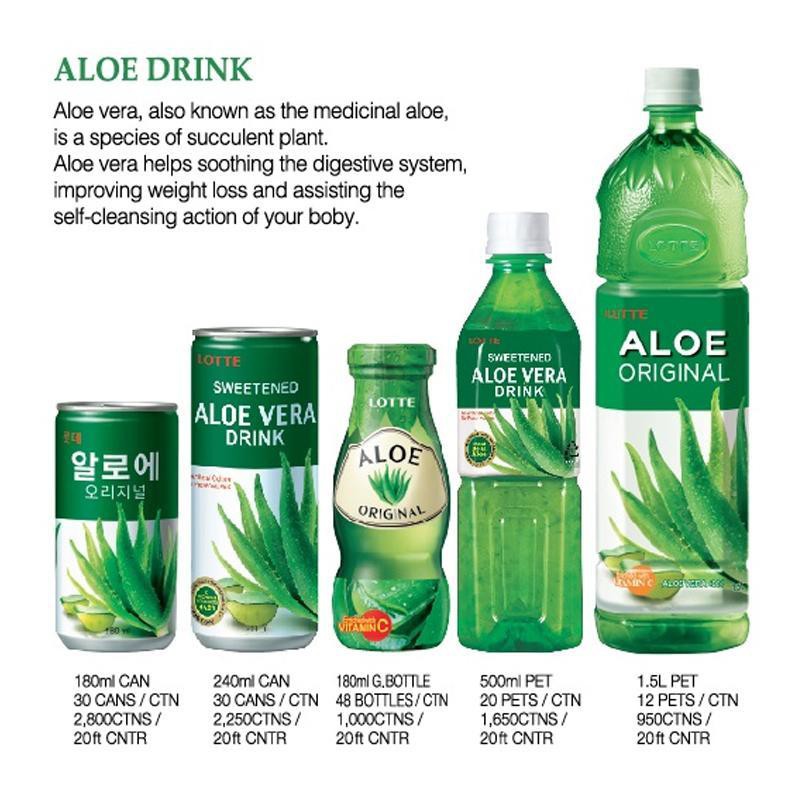 Lotte Aloe Vera Drink 1 5l Authentic From South Korea Shopee Philippines