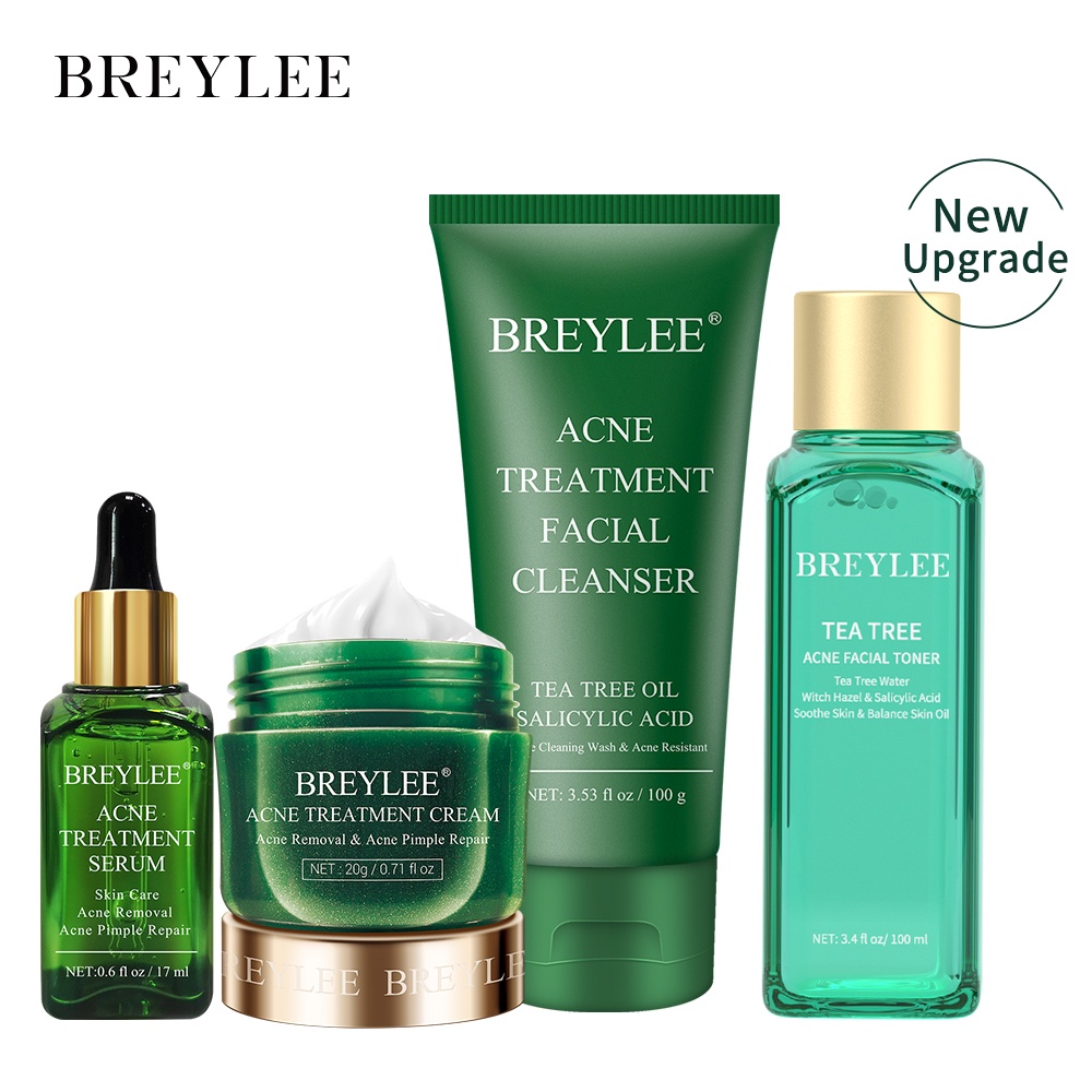 Breylee Acne Treatment Set Acne Skin Care Set Scar Treatment Face Serum