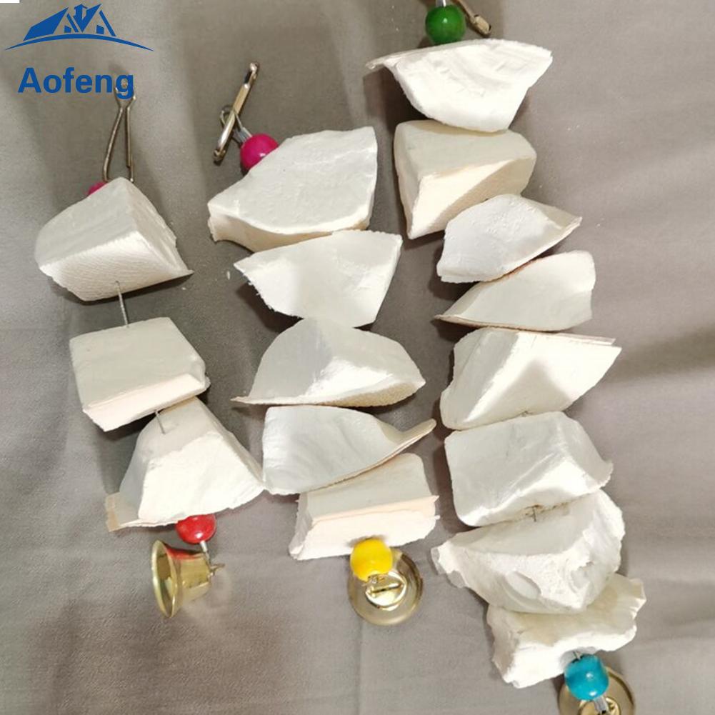 (Aofeng)   Hot Sale Parrot Calcium Supplements Chewing Cuttlefish Bone Pet Bird Cage Food Decoration #8