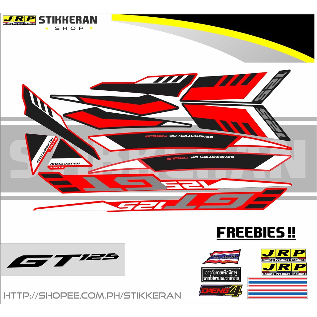 MIO SOUL i GT 125 THAI STOCK DECAL | Shopee Philippines