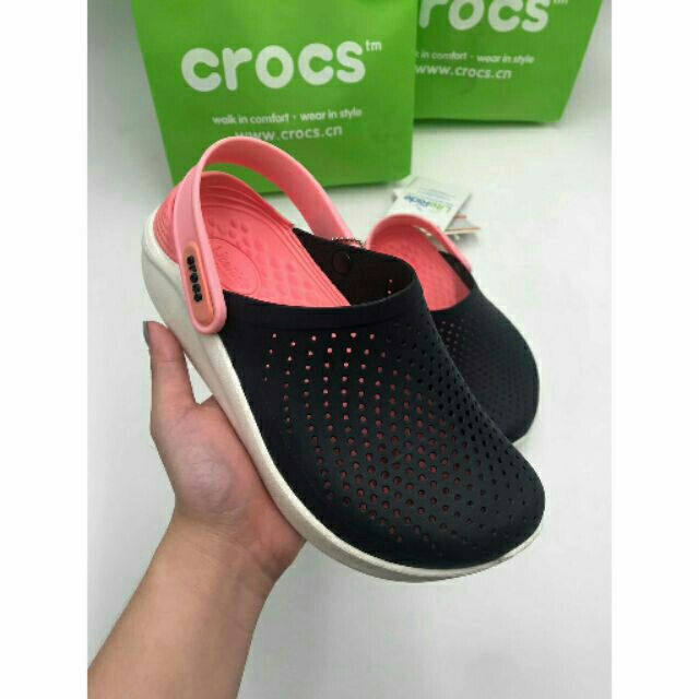 crocs literide navy melon