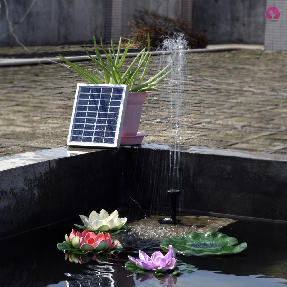 Small Type Landscape Pool Garden Fountains 9v 2w Solar Power Decorative Fountain Water Pump Shopee Philippines