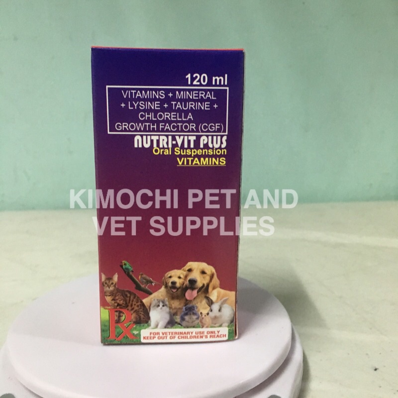Nutrivet NutriVit Plus Multivitamins & Minerals For Dogs & Cats 120ml