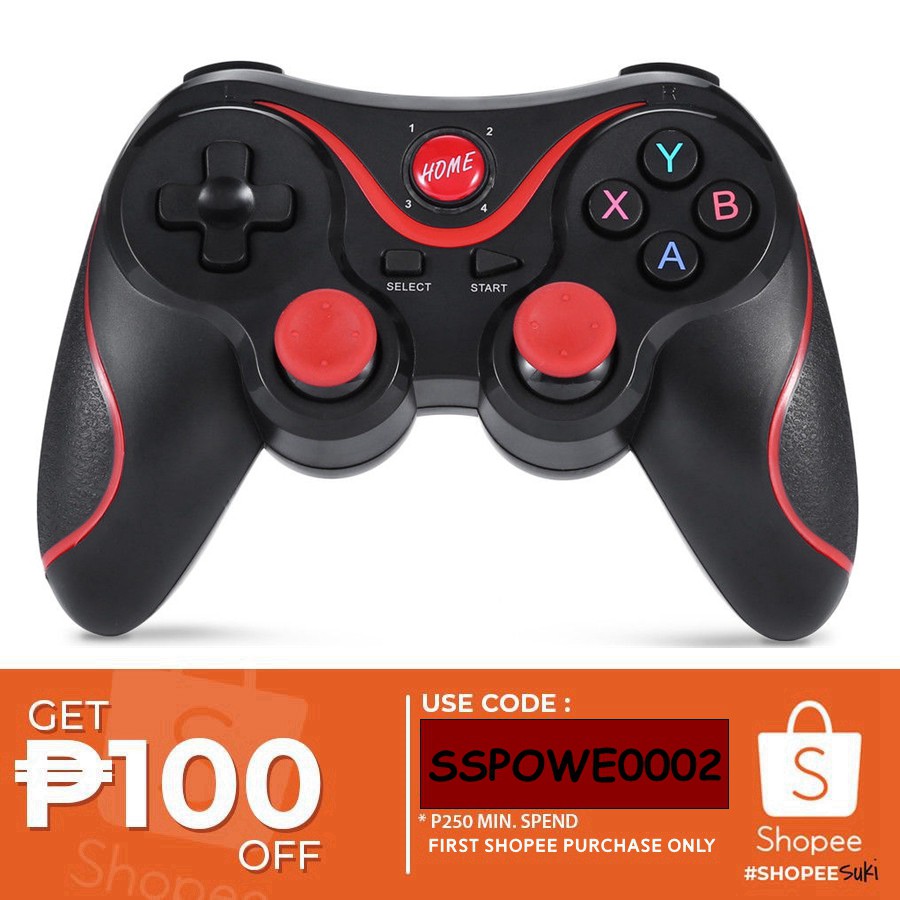 Gen Game X3 Wireless Bluetooth Gamepad Controller Bracket Black Shopee Philippines