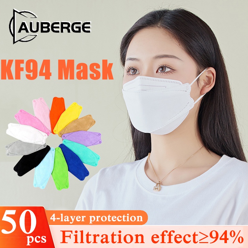AUBERGE KF94 50PCS Face Mask for Audlt KF94 Mask Original Others