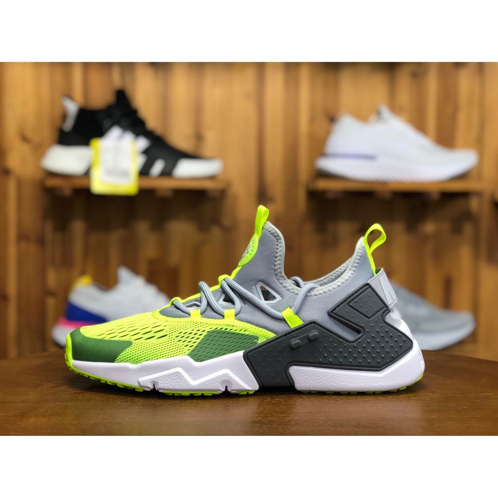 Kong]Nike NIKE AIR HUARACHE DRIFT gray green classic running shoes A01133  001 men's shoes | Shopee Philippines