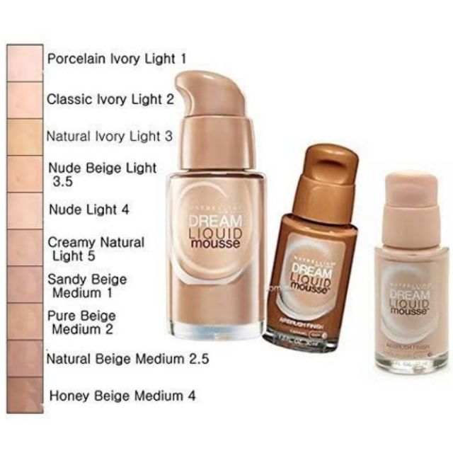 dream liquid mousse foundation