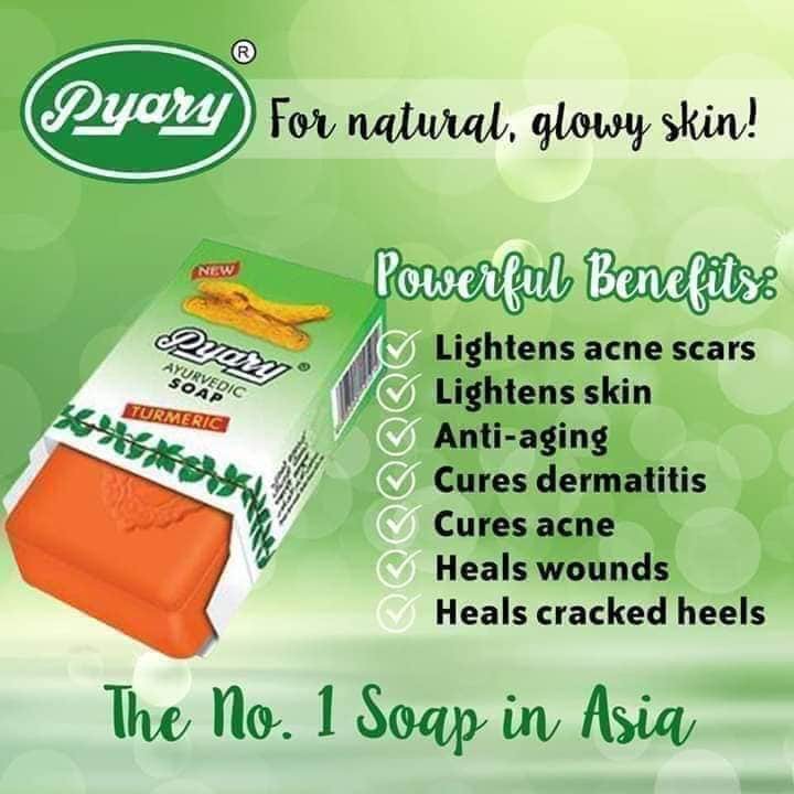 PYARY TURMERIC SOAP FOR SALE(LEGIT FROM ABU DHABI100 ) Shopee