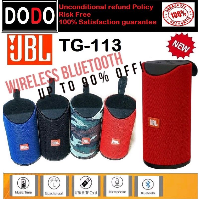 TG113 T G Bluetooth Speaker JBL TG113 JBL Wireless Speaker TG Portable