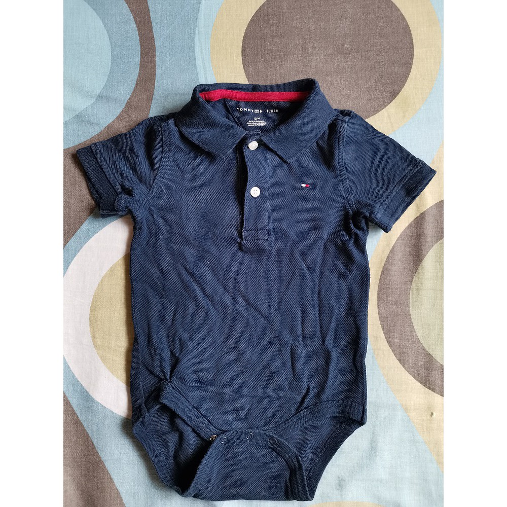 collared onesie baby boy