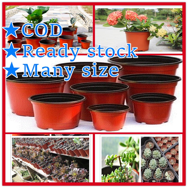 ! Hot Sale ! 50pcs/100pcs/110pcs/150pcs/200pcs Plastic Plant Pots Home