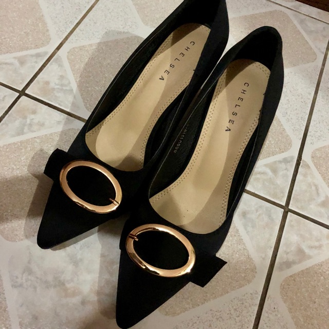 Chelsea high heels sandals | Shopee 