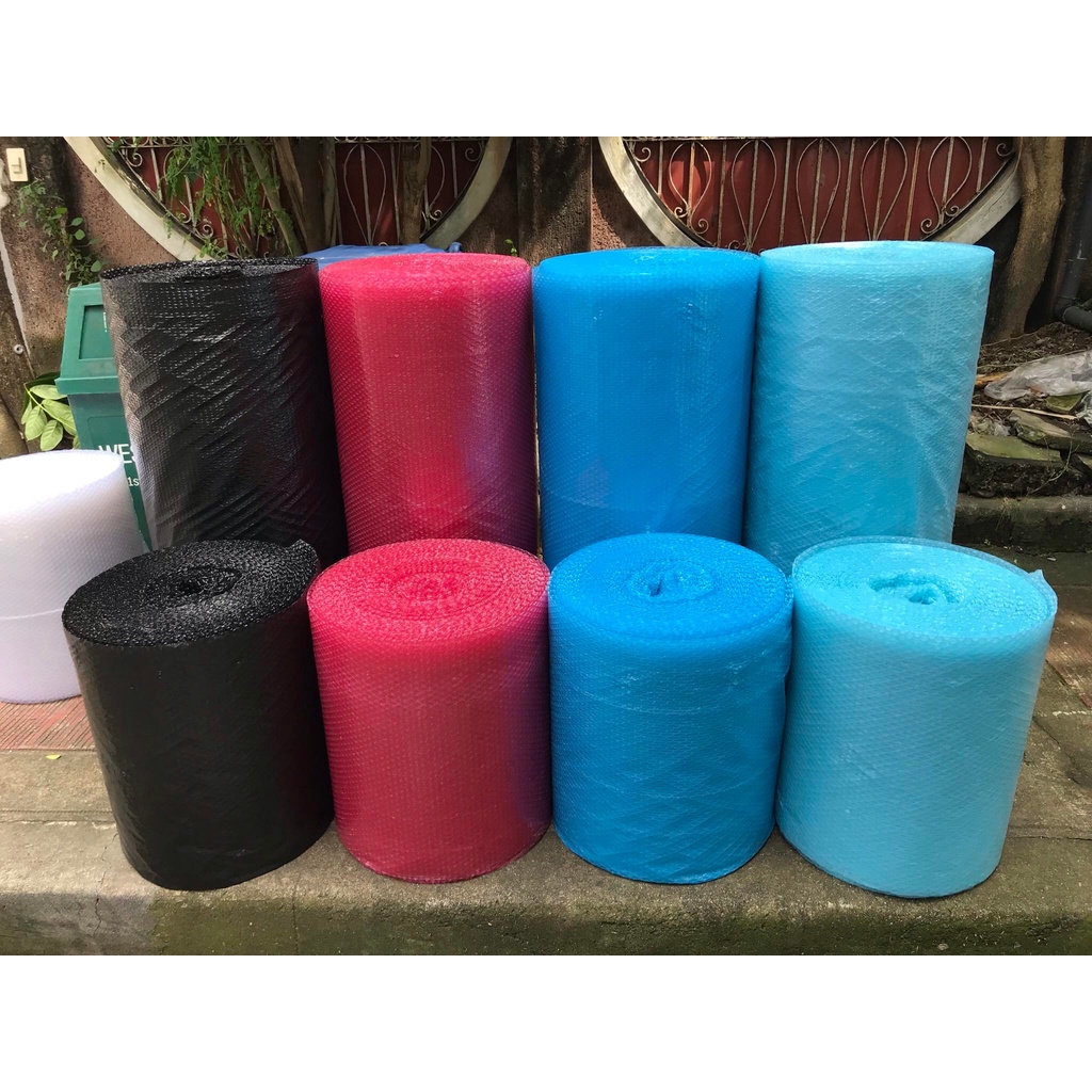 20 inches by 1 meter CLEAR AND COLORED Bubble Wraps Cheapest and Best