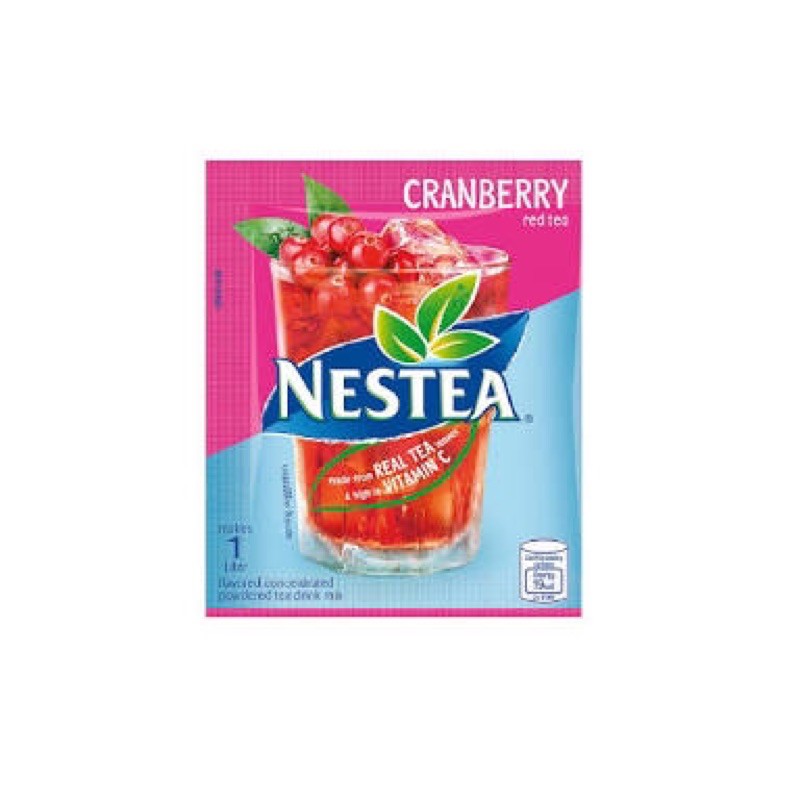Nestea Iced tea Cranberry 6 sachet Shopee Philippines