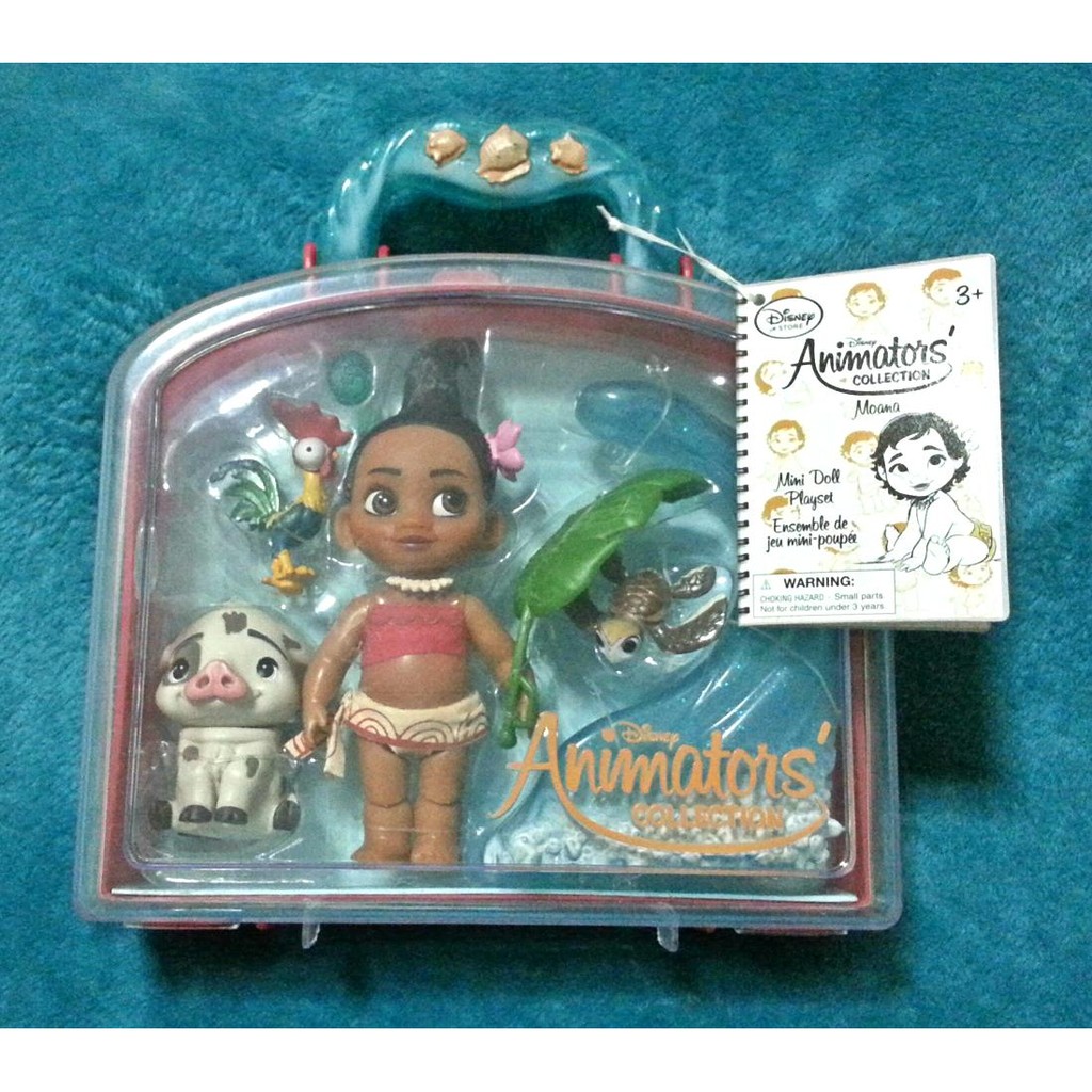 moana mini doll set