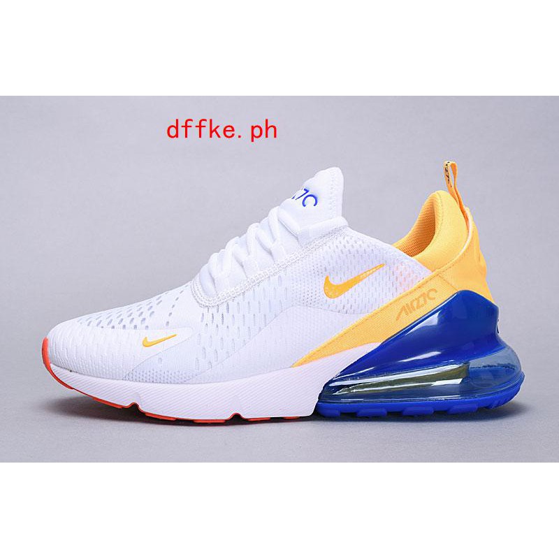 blue and yellow nike air max 270
