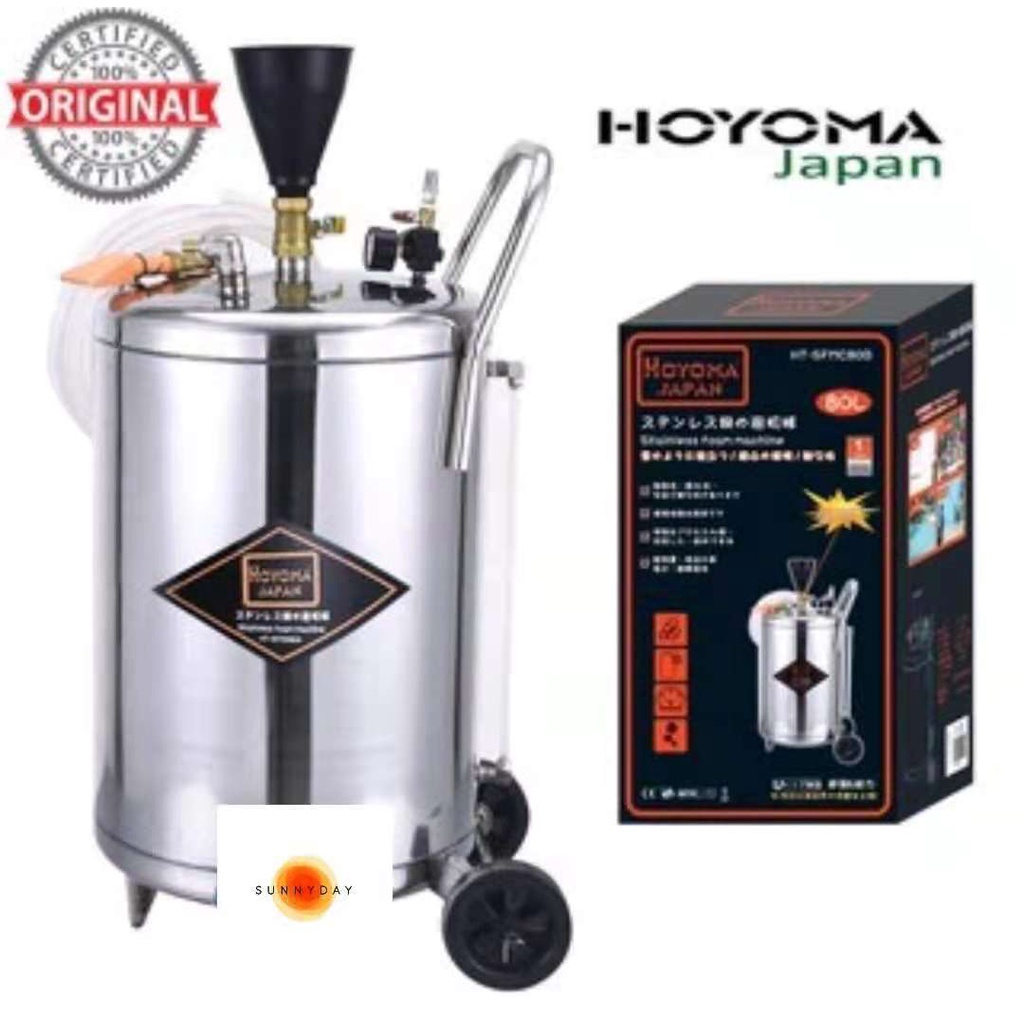 HOYOMA foam wash machine bubble wash with 21gallon s/s tank Shopee
