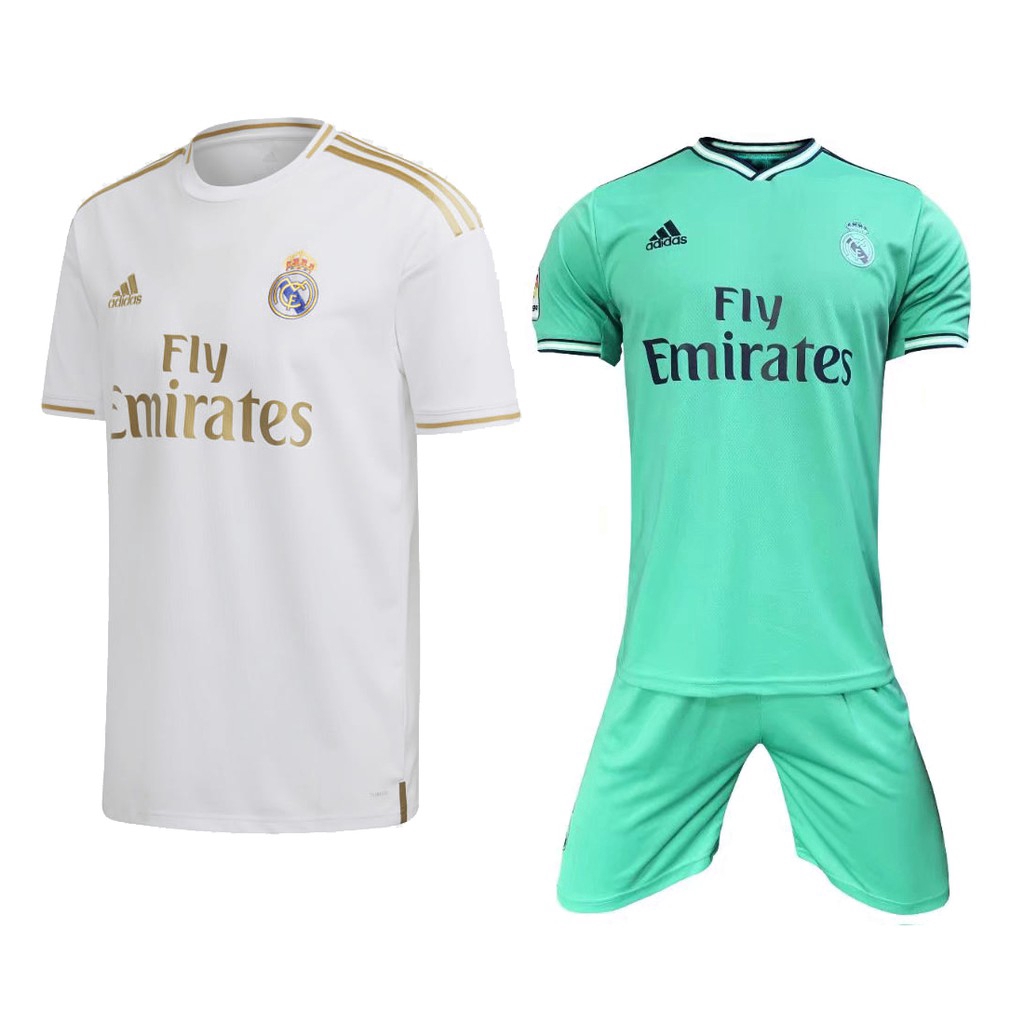 real madrid mint green jersey