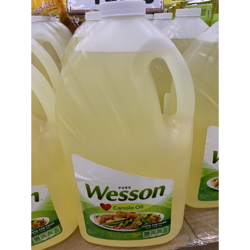Wesson Pure Canola Oil 1 Gallon Shopee Philippines