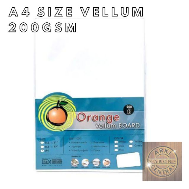 LOW PRICE! A4 VELLUM BOARD 200GSM Shopee Philippines