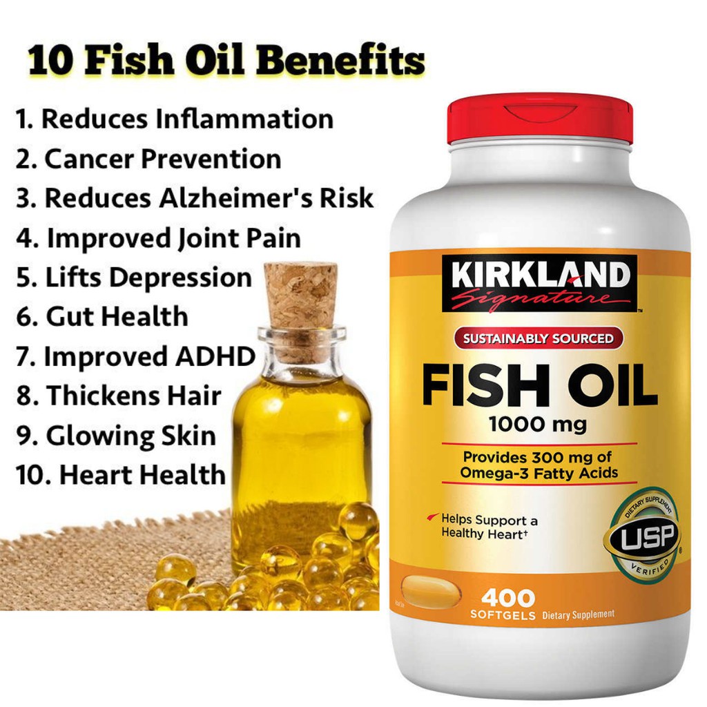 kirkland fish oil Kirkland Fish Oil Kirkland Omega 3 Fish Oil 1000 mg